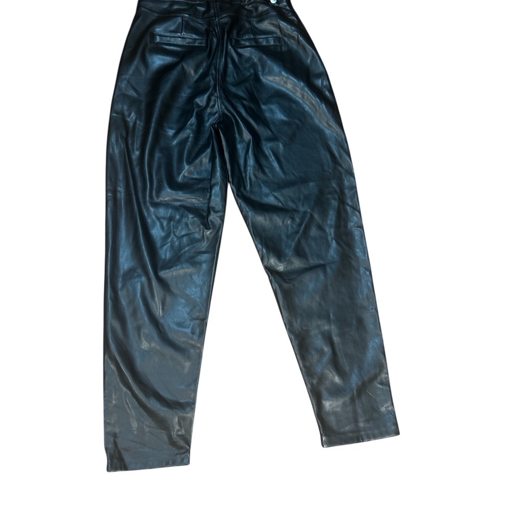 BLANKNYC Vegan Leather High-Rise Pants Black Size 26 - Picture 6 of 7